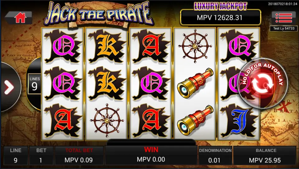 Jack The Pirate reels with the captain and his crew on deck